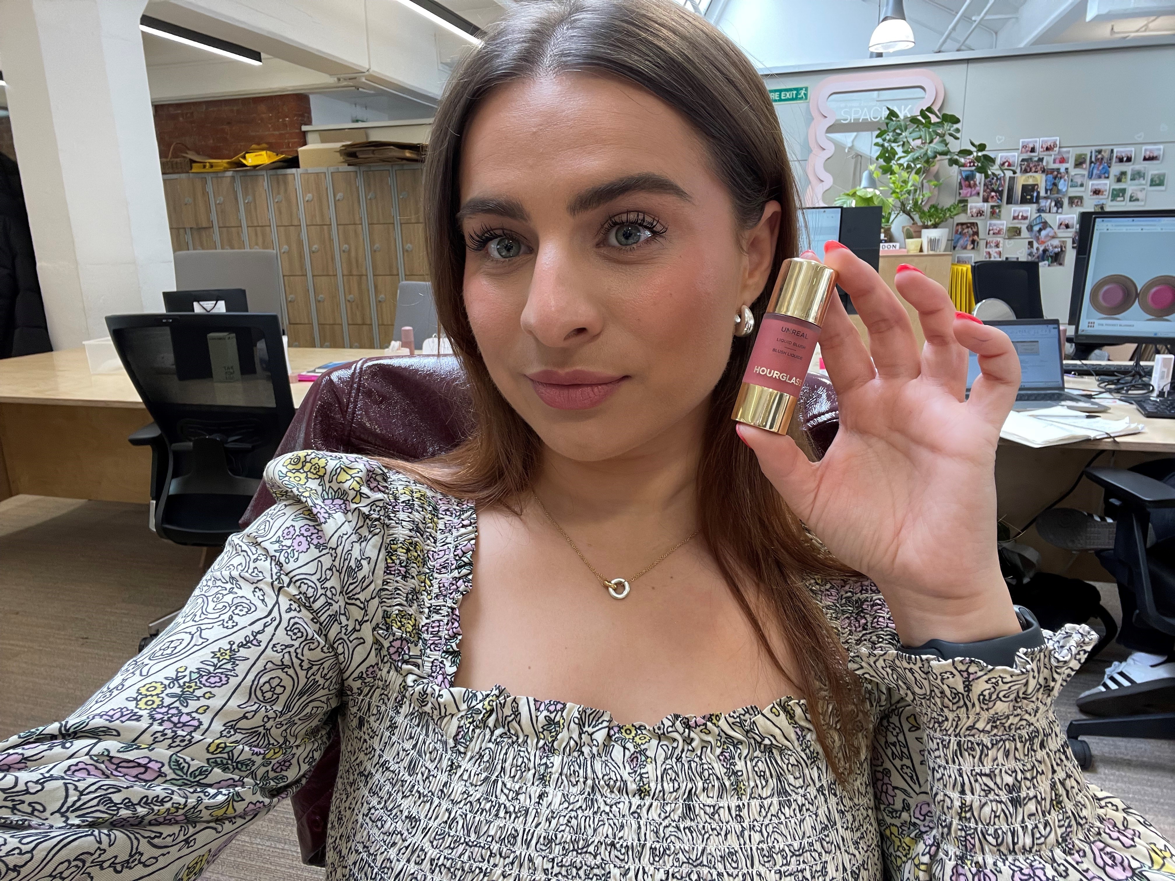 Hourglass Unreal Liquid Blush Review | Emily